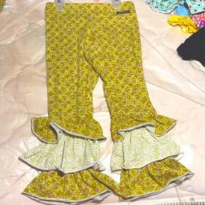 Matilda Jane Girls Ruffled Leggings NWOT SZ 6